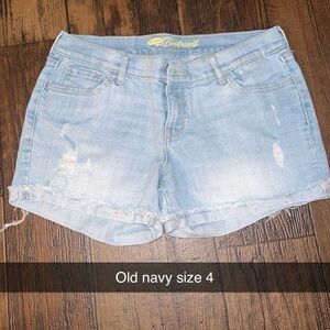 Old Navy Light Wash Jean Shorts